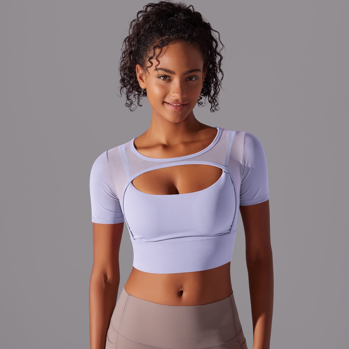 Haut de yoga double couche pour femme - KaoKao