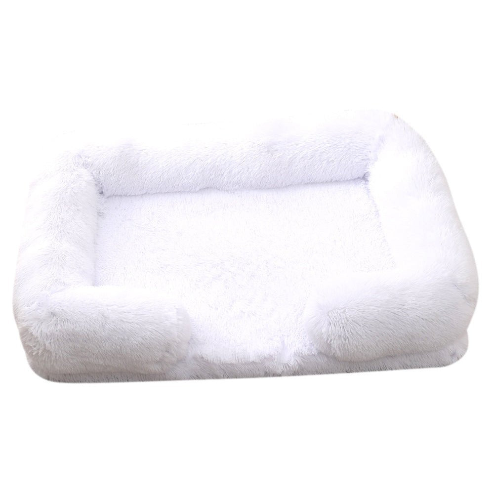 Lit rond en peluche pour chien Lit pour chien d'hiver - KaoKao