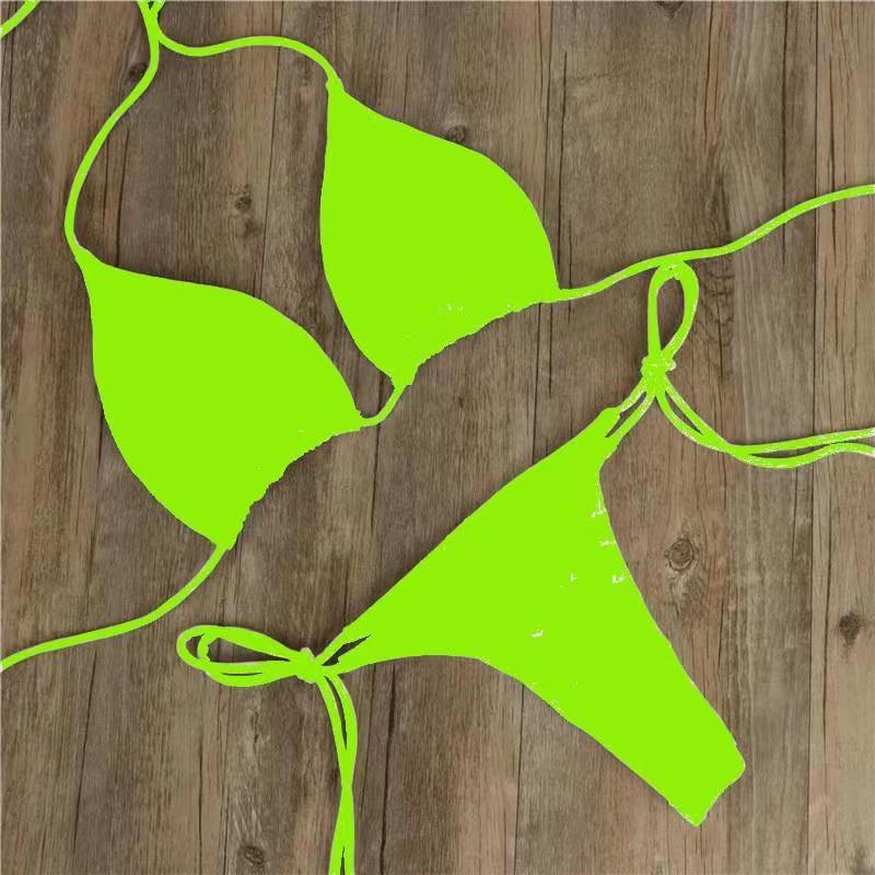 Maillot de bain bikini dos nu à nouer pour femme - KaoKao