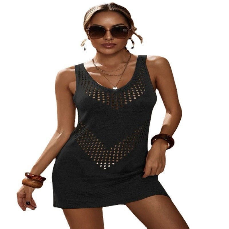 Maillot de bain bikini tricoté à col en V européen et américain - KaoKao