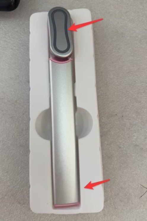 Masseur électrique pour les yeux à 4 couleurs, lumière rouge et bleue, instrument d'embellissement des yeux, massage thérapeutique du visage par chaleur - KaoKao