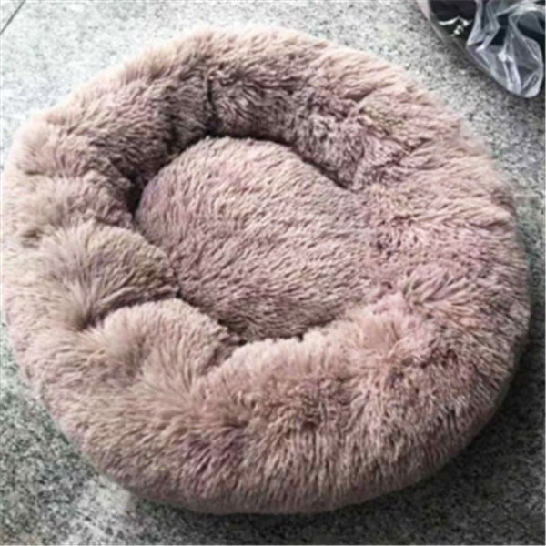 Matelas rond pour chat à poils longs pour l'automne et l'hiver - KaoKao