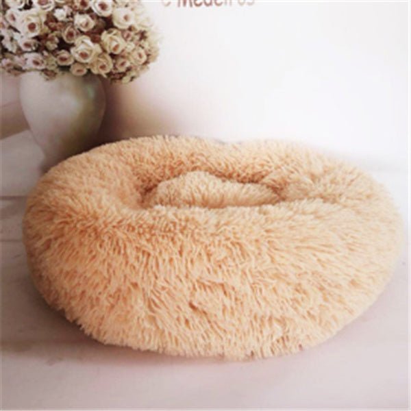 Matelas rond pour chat à poils longs pour l'automne et l'hiver - KaoKao