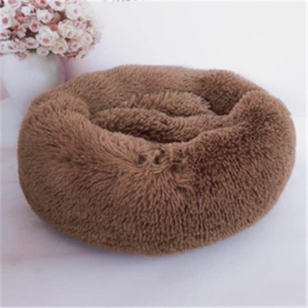 Matelas rond pour chat à poils longs pour l'automne et l'hiver - KaoKao