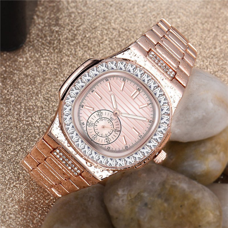 Montres de luxe en alliage pour hommes, cadeaux en diamants - KaoKao