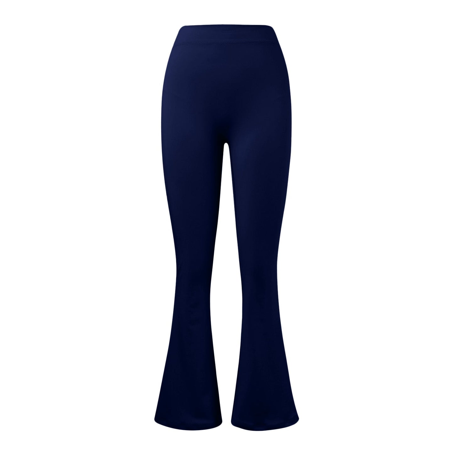 Pantalon de yoga légèrement évasé sans coutures, couleur chair, pour le sport, la course à pied, le fitness, taille haute, pour femme - KaoKao