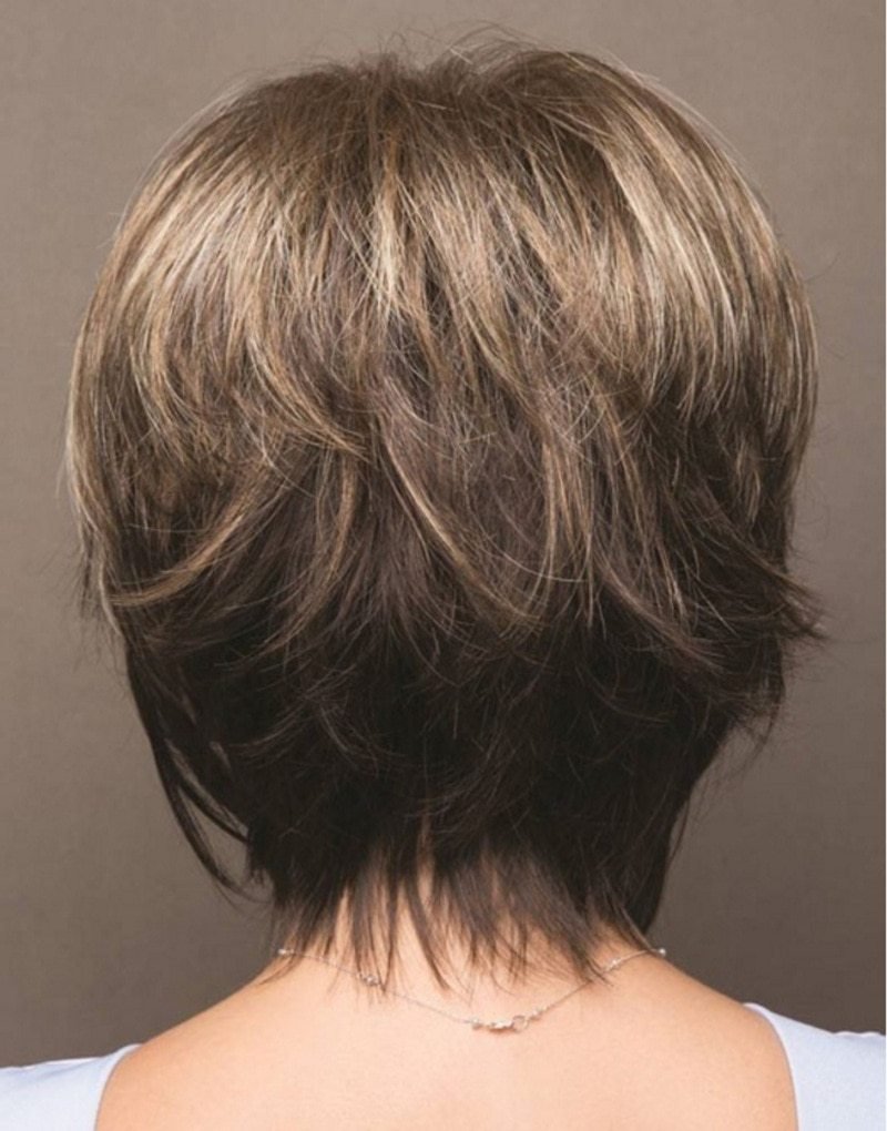 Perruques courtes blondes et brunes mixtes, perruques en cheveux naturels, perruques résistantes à la chaleur - KaoKao