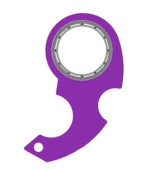 Porte - clés créatif Fidget Spinner, jouet anti - anxiété, soulage le stress, porte - clés décapsuleur pour les doigts, jouet pour enfants - KaoKao