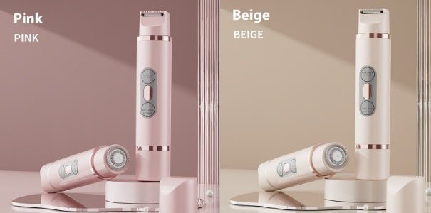 Rasoir électrique à double tête, épilateur indolore pour femmes, appareil d'épilation du bikini, tondeuse automatique pour les aisselles, le visage, les lèvres et les jambes - KaoKao