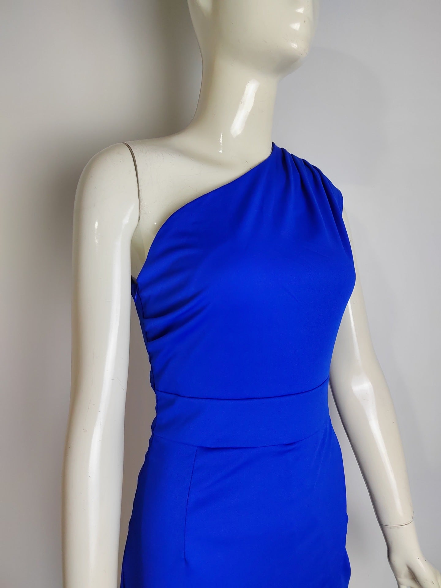 Robe asymétrique taille haute fendue sur le devant pour femme - KaoKao