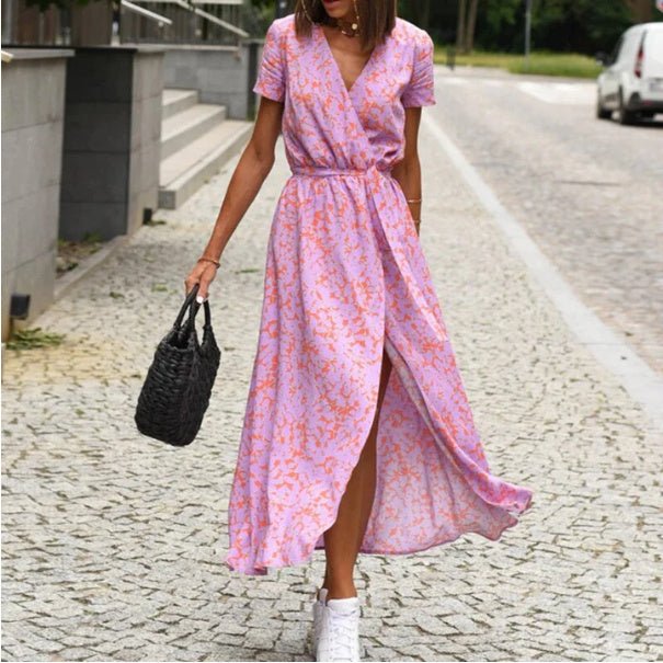 Robe de plage imprimée tendance pour femme - KaoKao