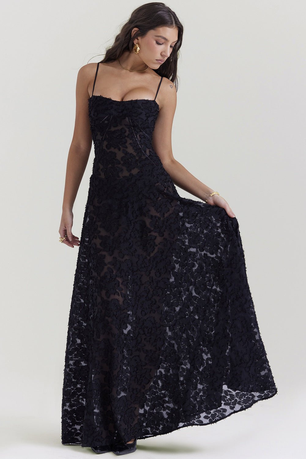 Robe dos nu sans manches pour femme - KaoKao