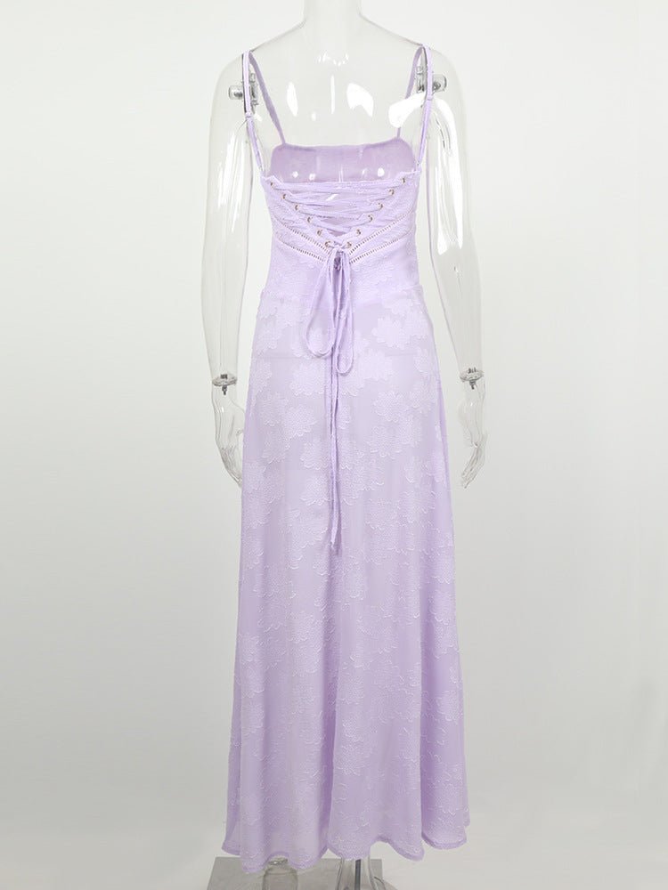 Robe dos nu sans manches pour femme - KaoKao