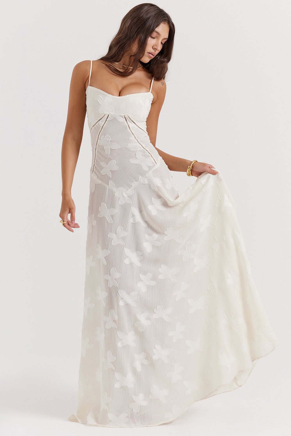 Robe dos nu sans manches pour femme - KaoKao