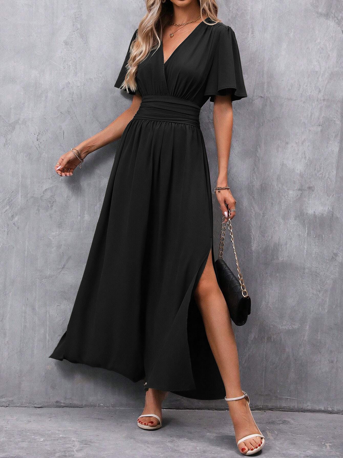 Robe fendue élégante et tendance pour femme - KaoKao