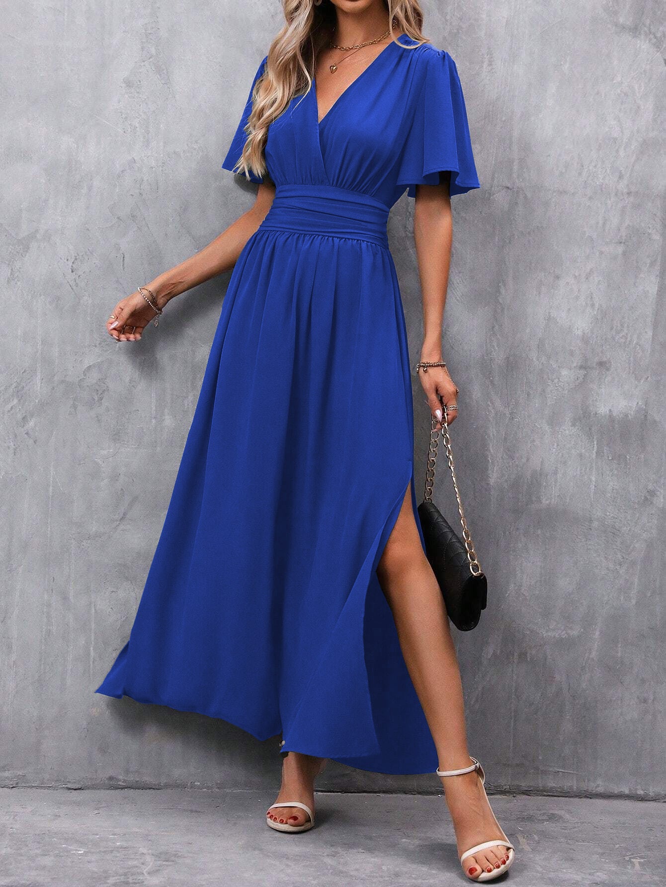 Robe fendue élégante et tendance pour femme - KaoKao