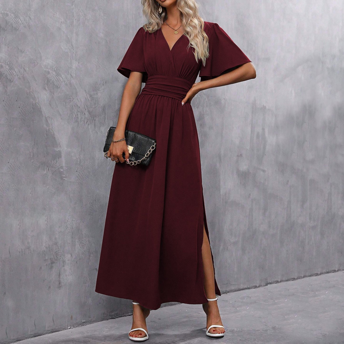 Robe fendue élégante et tendance pour femme - KaoKao