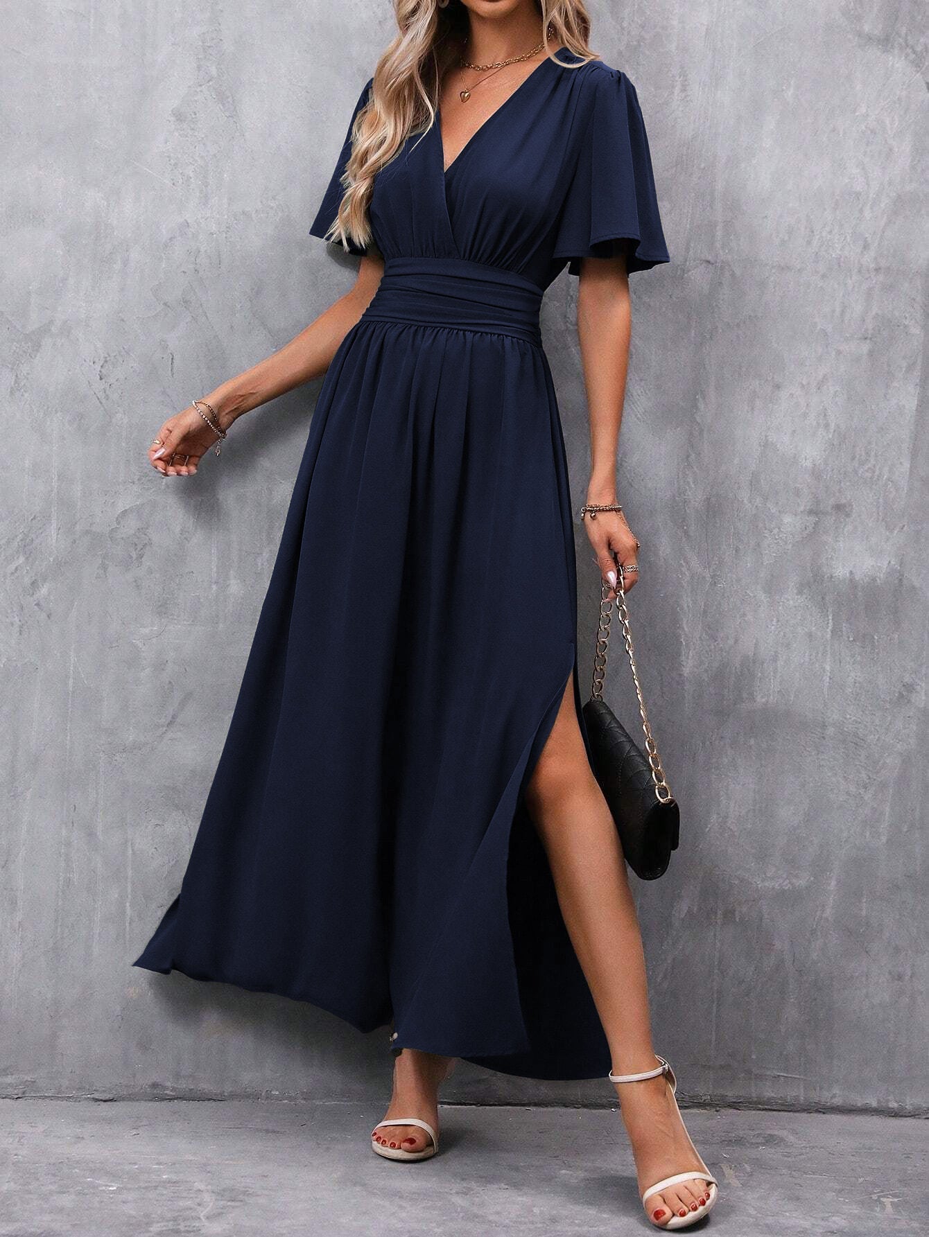 Robe fendue élégante et tendance pour femme - KaoKao