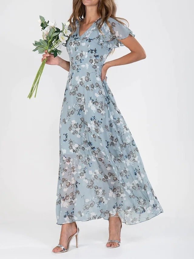 Robe imprimée tendance pour femme avec taille rentrée - KaoKao
