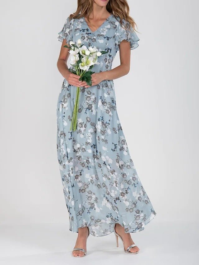 Robe imprimée tendance pour femme avec taille rentrée - KaoKao