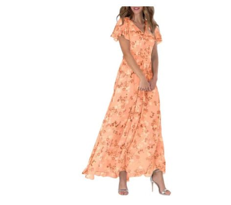 Robe imprimée tendance pour femme avec taille rentrée - KaoKao