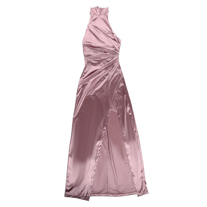 Robe longue gracieuse à col montant et sans manches, nouvelle collection d'automne - KaoKao