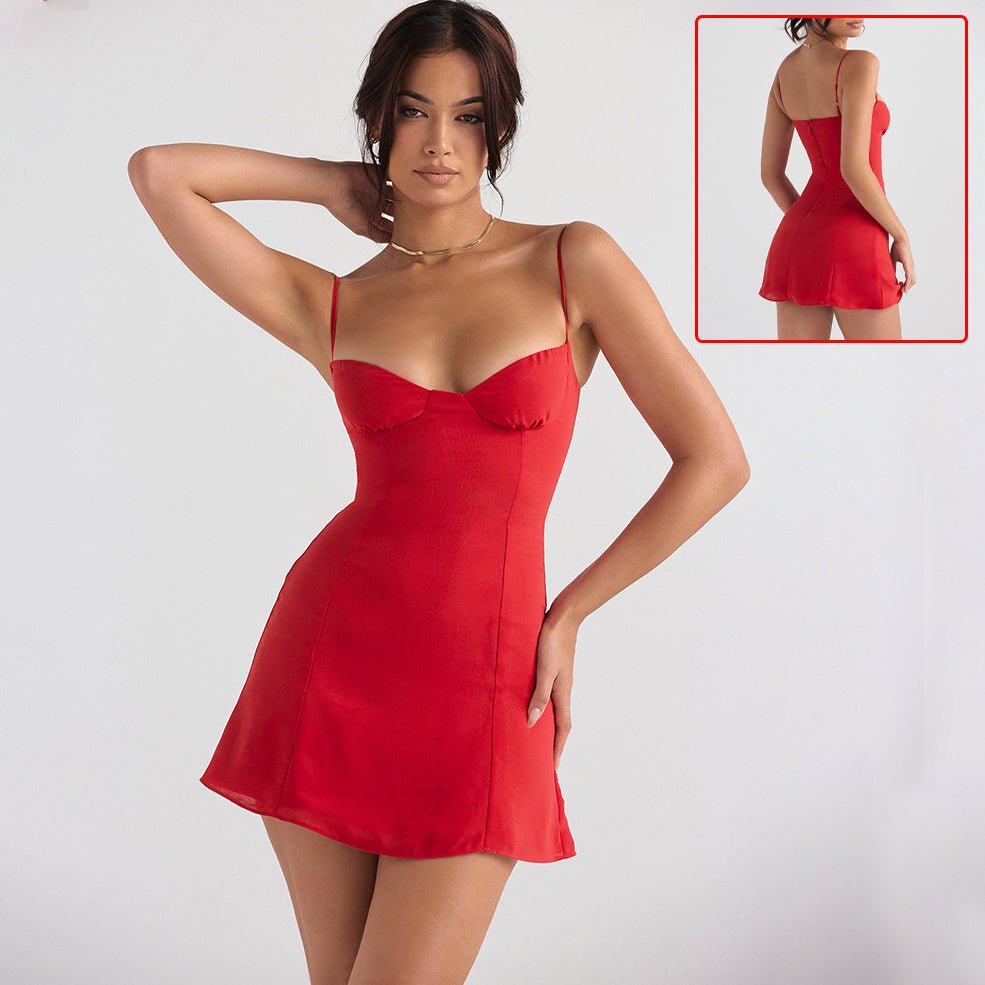 Robe moulante à col licou pour femme - KaoKao