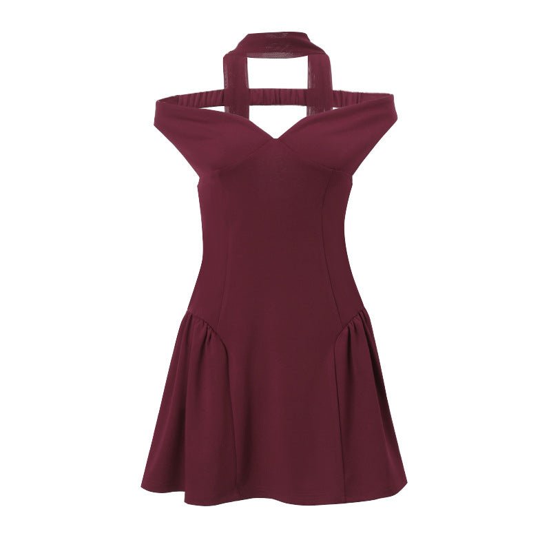 Robe moulante dos nu unie pour femme, nouvelle collection automne - KaoKao