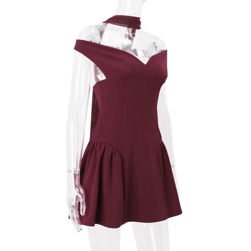 Robe moulante dos nu unie pour femme, nouvelle collection automne - KaoKao