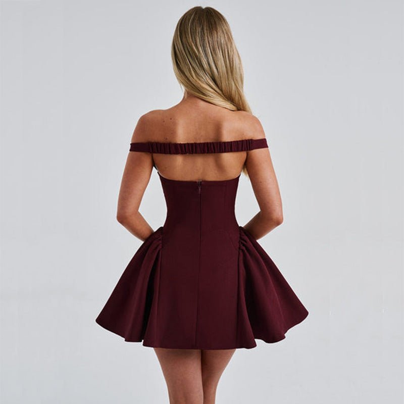 Robe moulante dos nu unie pour femme, nouvelle collection automne - KaoKao