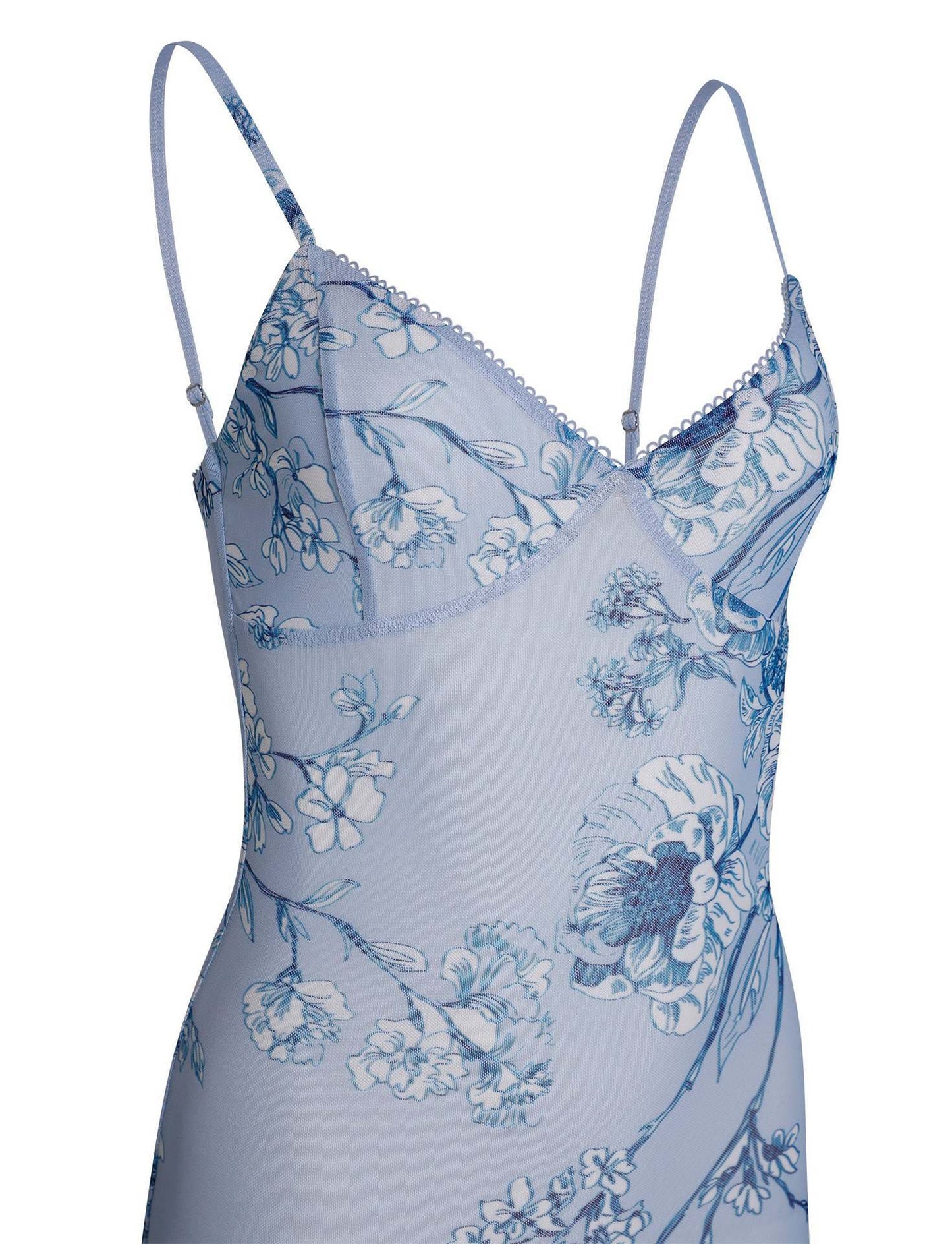 Robe nuisette à imprimé floral Y2K pour femme, jupe à bretelles d'été, robe longue de plage, vacances - KaoKao