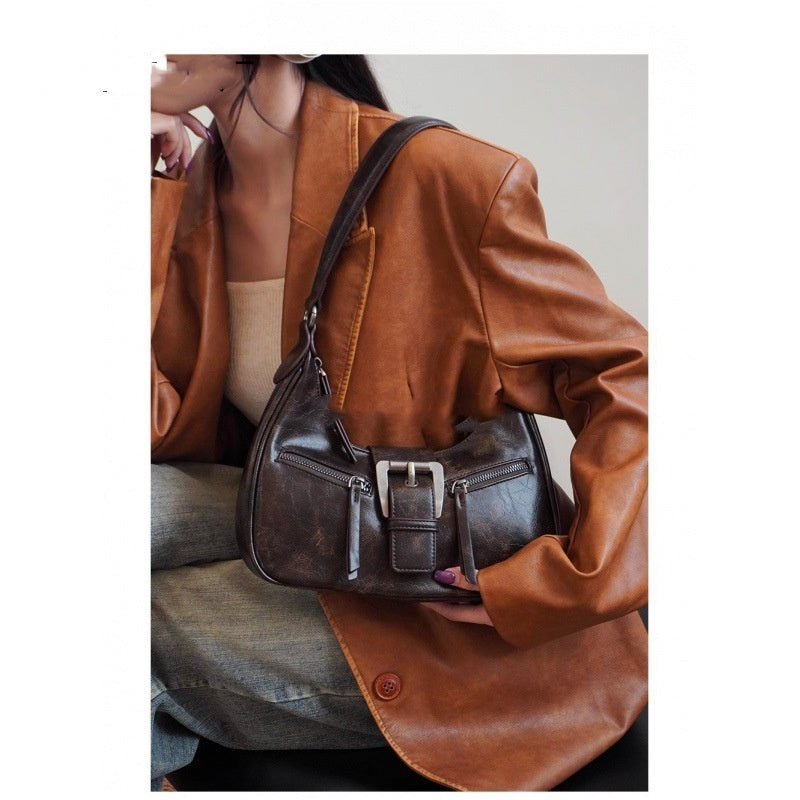 Sac à bandoulière rétro pour femme, sac à bandoulière Crescent - KaoKao