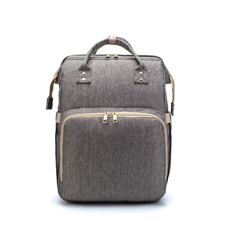 Sac à dos de lit pour maman, version de chargement USB, pliable, grande capacité, multifonction - KaoKao