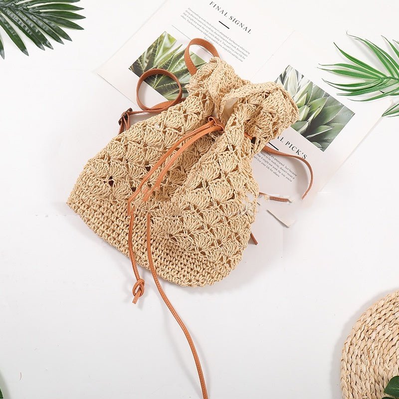 Sac à dos en paille décontracté pour la plage - KaoKao