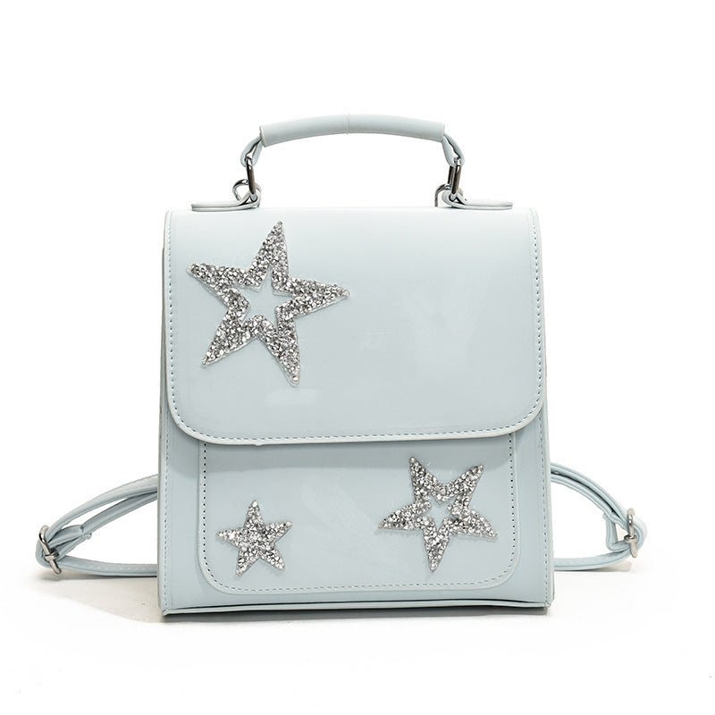 Sac à dos tendance pour femme avec paillettes et étoile à cinq branches - KaoKao