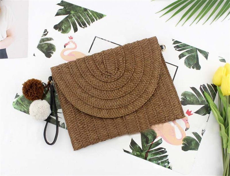 Sac à main en paille tissée - KaoKao