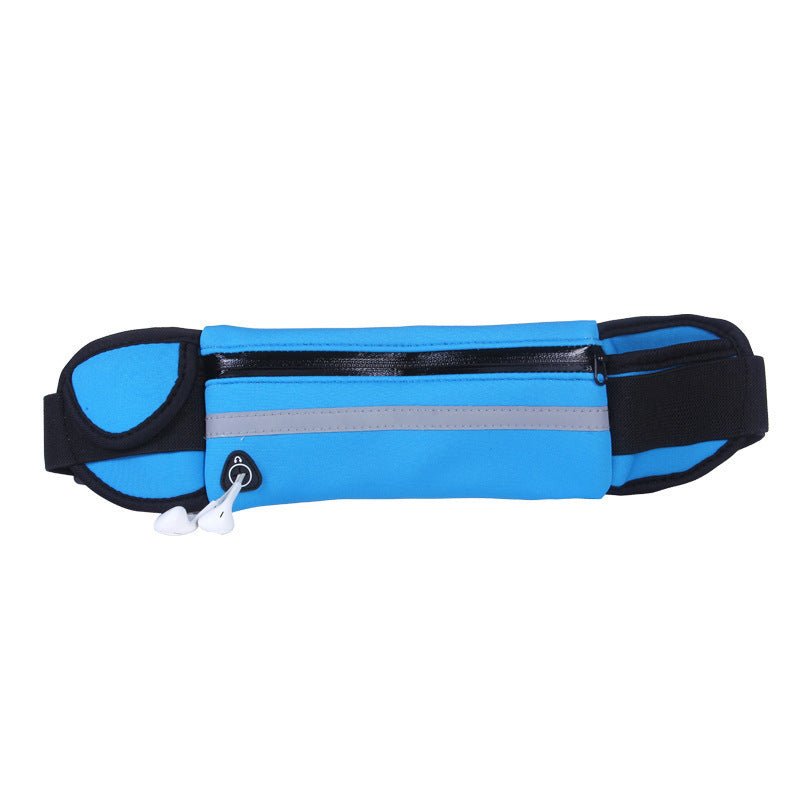 Sac banane de fitness avec poche, ceinture fine pour course à pied, jogging, randonnée, cyclisme, entraînement, sport, salle de sport - KaoKao
