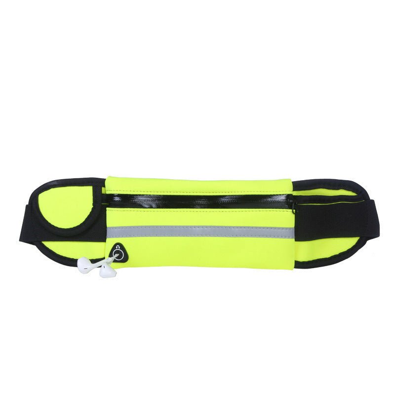 Sac banane de fitness avec poche, ceinture fine pour course à pied, jogging, randonnée, cyclisme, entraînement, sport, salle de sport - KaoKao