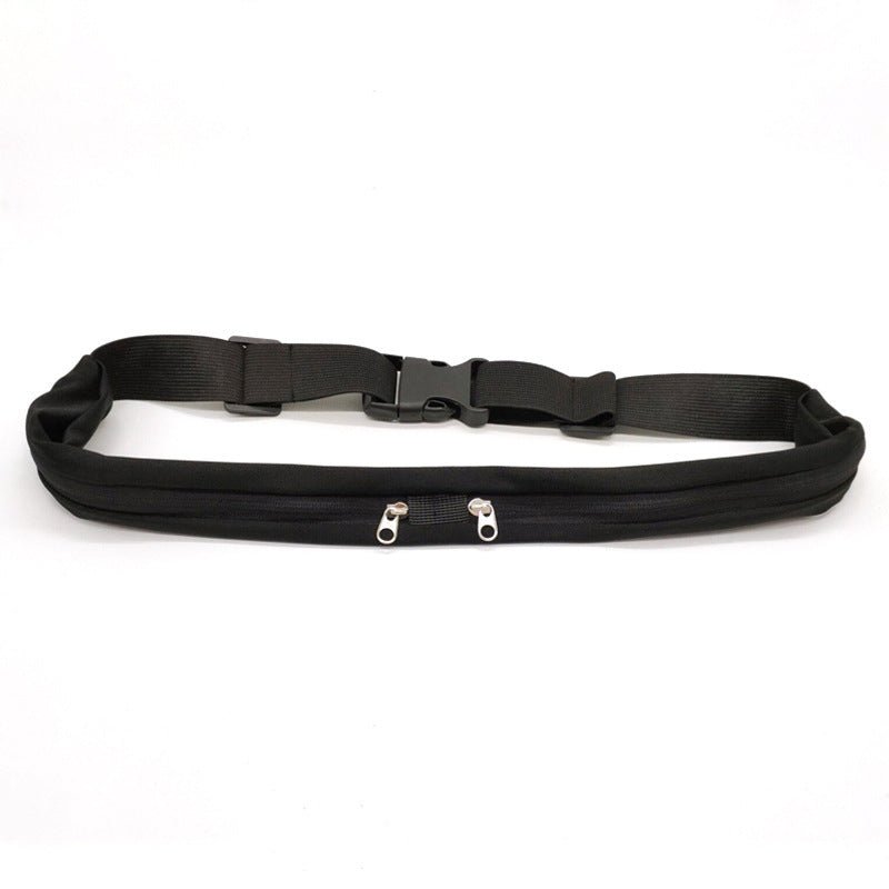 Sac banane de sport avec double poche et fermeture éclair fine pour téléphone - KaoKao