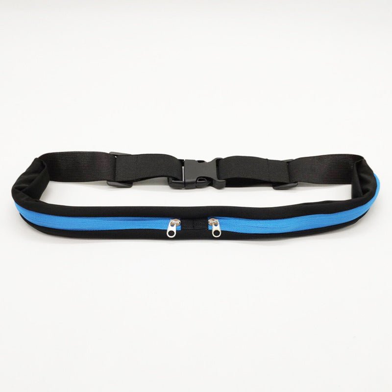 Sac banane de sport avec double poche et fermeture éclair fine pour téléphone - KaoKao