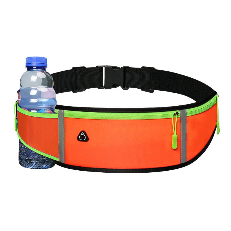 Sac banane de sport avec poche, ceinture de course légère et fine à fermeture éclair - KaoKao