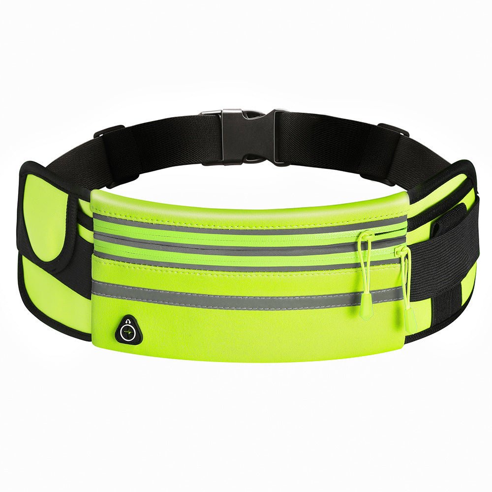 Sac banane imperméable à double fermeture éclair pour le sport et la course à pied - KaoKao
