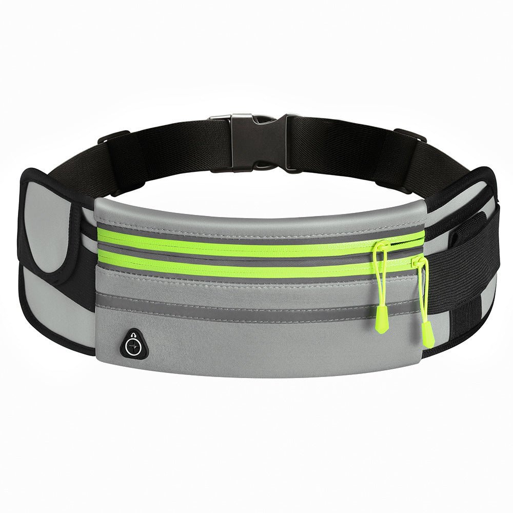 Sac banane imperméable à double fermeture éclair pour le sport et la course à pied - KaoKao