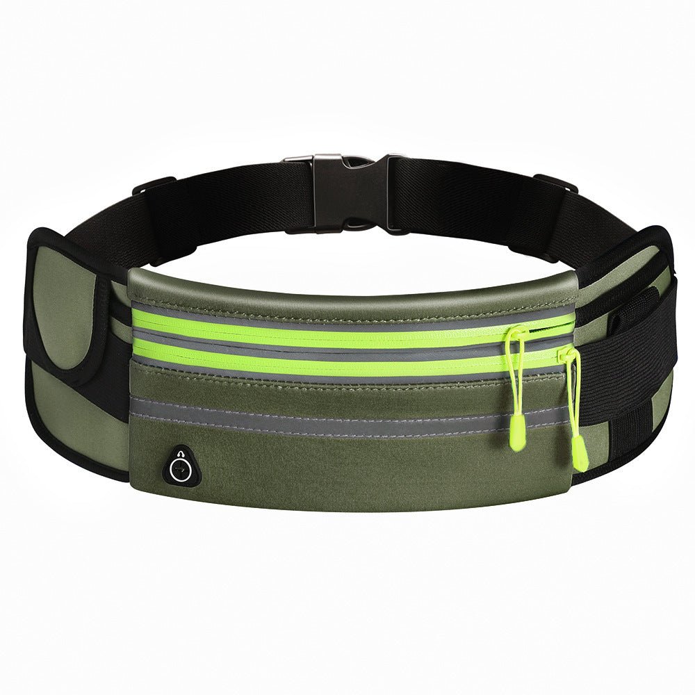 Sac banane imperméable à double fermeture éclair pour le sport et la course à pied - KaoKao