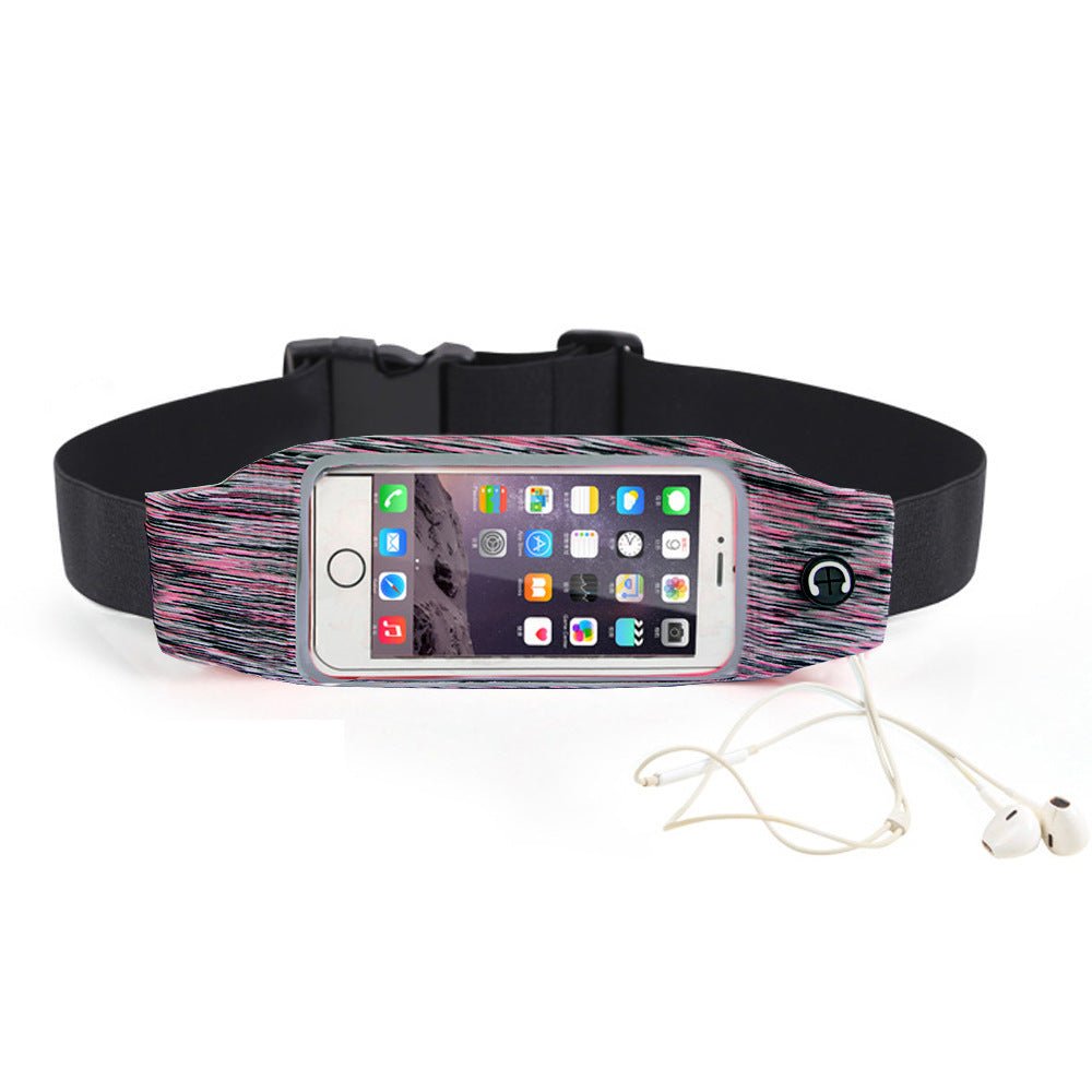 Sac banane transparent pour téléphone à écran tactile pour la course à pied et le sport - KaoKao