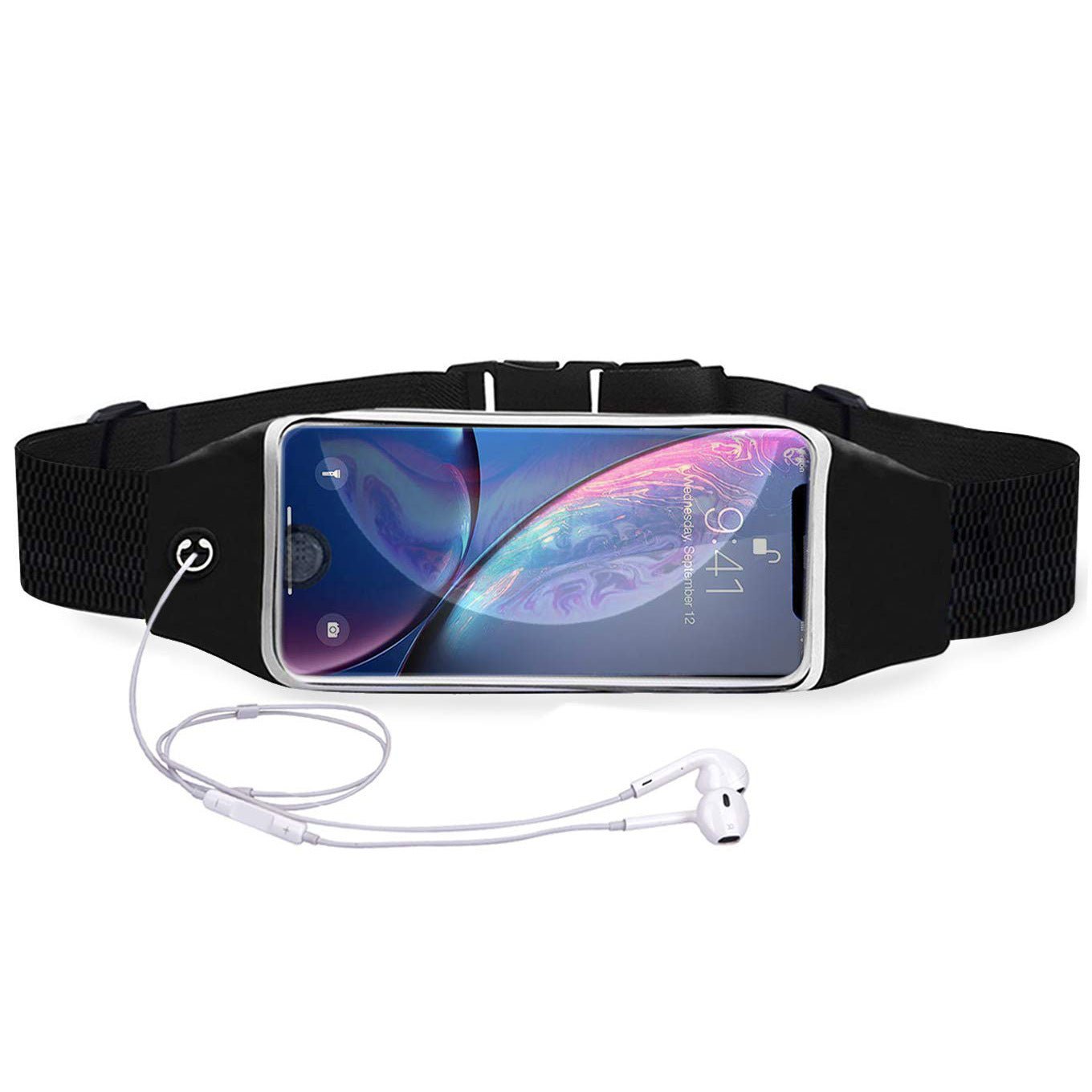 Sac banane transparent pour téléphone à écran tactile pour la course à pied et le sport - KaoKao