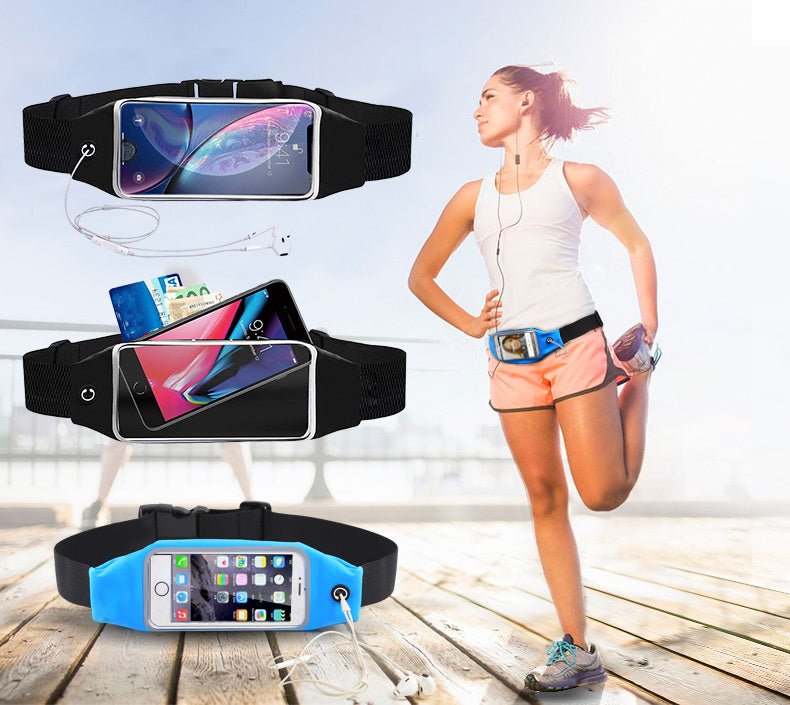 Sac banane transparent pour téléphone à écran tactile pour la course à pied et le sport - KaoKao