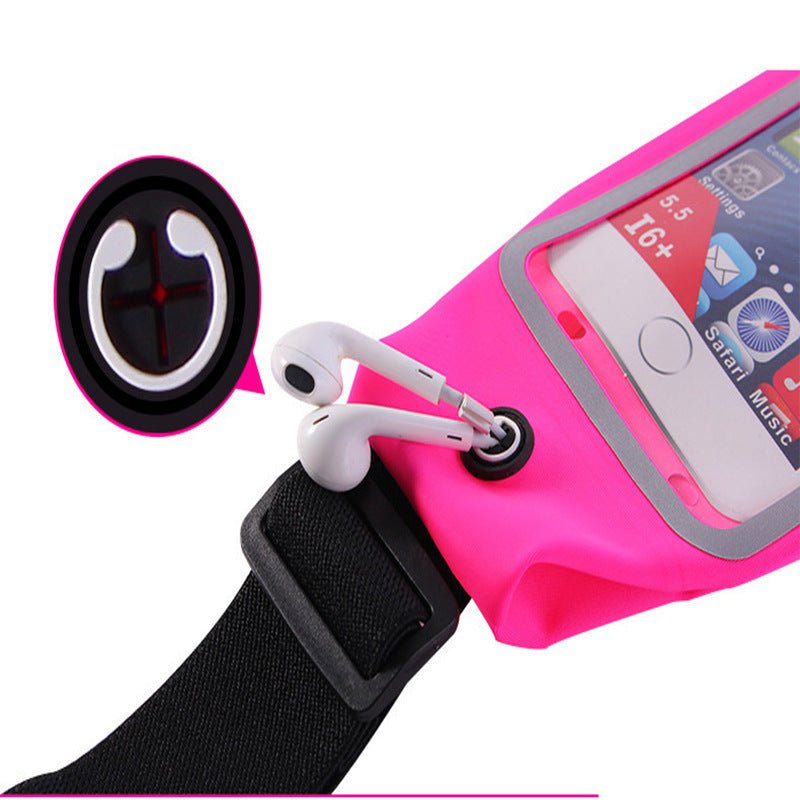 Sac banane transparent pour téléphone à écran tactile pour la course à pied et le sport - KaoKao
