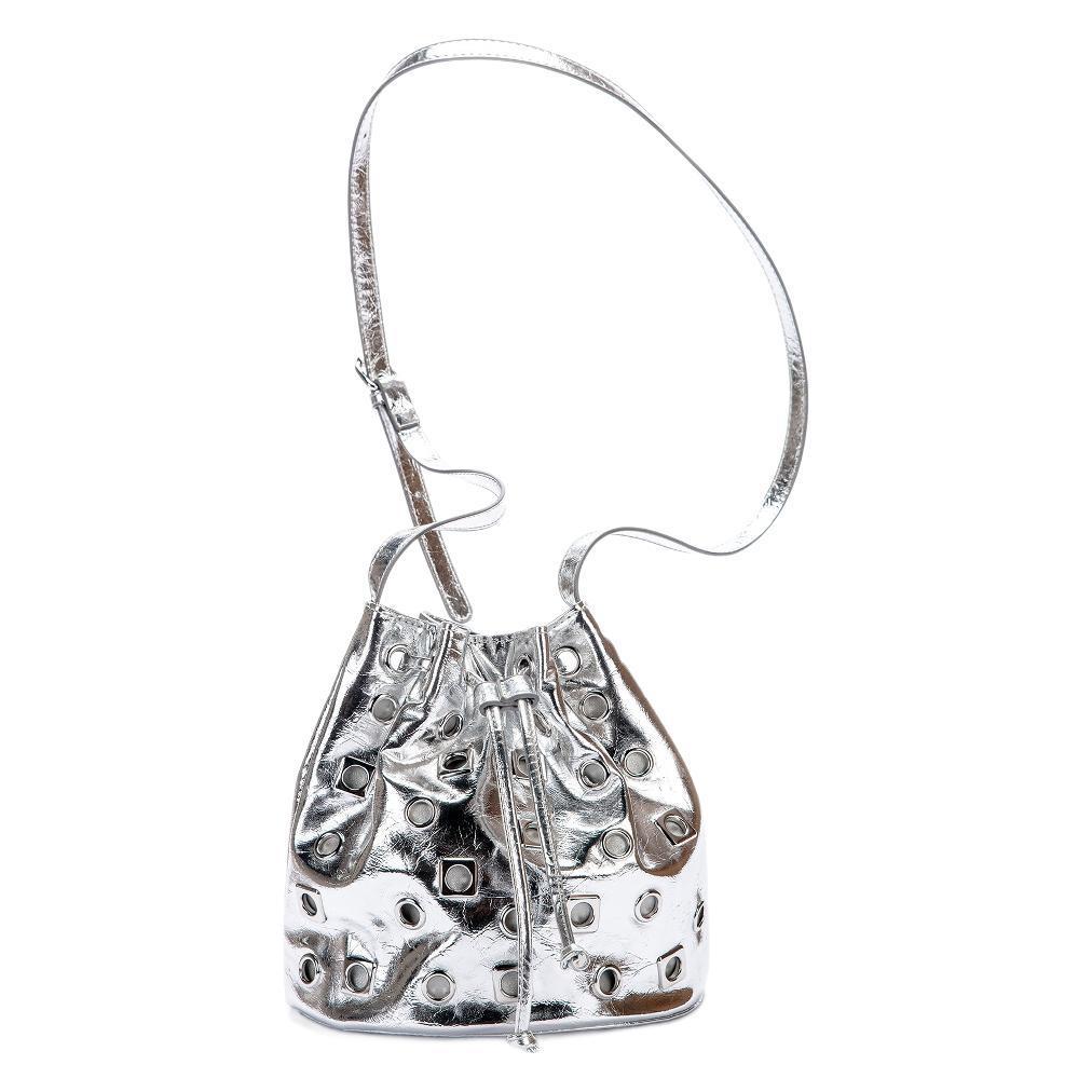 Sac seau à rivets en daim Sac à bandoulière creux - KaoKao