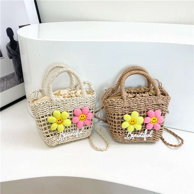 Sac tissé d'été, sac de plage creux polyvalent à bandoulière - KaoKao